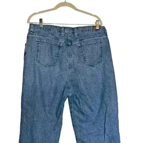 Eddie‎ Bauer Sz 16 Tall Cropped Jeans Fall Casual Work Appropriate - Picture 9 of 9